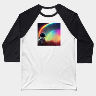 Live in a Rainbow Galaxy Baseball T-Shirt